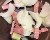 牛乳で！玉ねぎベーコンのクリームパスタ作り方4写真