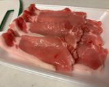 にんにくスライス多めのポークチャップ。作り方1写真