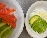 サーモンアボカド丼作り方4写真