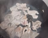 菜の花と豚肉の炒め物作り方1写真
