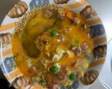 レンジ簡単中華風梅カルボ味炒飯弁当作り方7写真