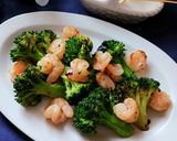 ブロッコリーとエビのフランス料理エチュベ作り方6写真