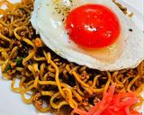 黒胡椒焼きそば　　　　黒胡椒醬鐵板麵作り方10写真