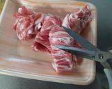 ＊ズッキーニと豚肉の梅味噌炒め＊作り方2写真