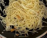 大葉とエノキのガリバタ和風パスタ！作り方6写真