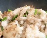最強コンビ飯❤️舞茸＆ニンニクの芽炒めご飯作り方3写真