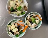 肉無豆腐簡単中華風ミートローフ味野菜炒め作り方12写真