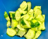 夏野菜の冷たい前菜 お茶うけ 中華サラダ作り方5写真