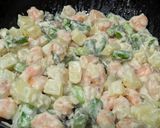 海老とアスパラの彩り丼作り方3写真