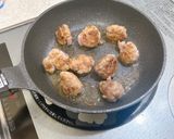 豚団子とスナップエンドウと卵の豆鼓醤炒め作り方6写真