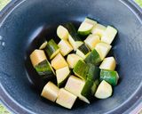 じゃがいもとズッキーニ炒め　キャンプ飯作り方5写真