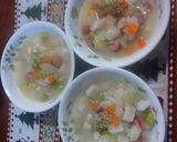 ヤマキ白だし野菜たっぷりスープ作り方56写真