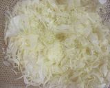 柔らか千切りキャベツとしらすの旨味和え作り方1写真