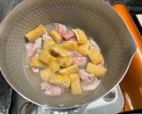 簡単でヘルシー！水菜とにんじんと油揚げのサッと煮作り方3写真
