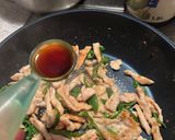 ピーマンと鶏むね肉の細切り炒め作り方6写真