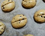 ★低糖質‼オーツブランでチョコチップぱん作り方7写真