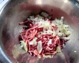 うまい棒ハンバーグ作り方2写真