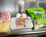 ブロッコリー🥦＆卵🥚＆ベーコン🥓サラダ🥗😃作り方1写真