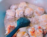 ＊鶏もも肉の粒マスタードクリー厶ソース＊作り方3写真