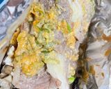 朴葉味噌風！牛肉の味噌ホイル焼き作り方5写真