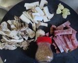 蓮根とキノコとベーコンの美味簡単パスタ作り方3写真