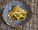 ウルイ胡麻和え作り方6写真