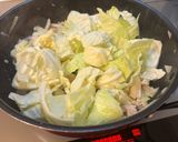 鶏キャベ醬醬炒め丼作り方4写真