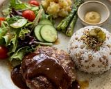 紫もち麦プチコさん入りハンバーグ作り方9写真