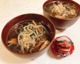 「おかわり♪」♡具だくさん田舎雑煮♡作り方20写真