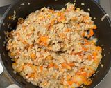 ほうれん草と大豆のミートソースパスタ作り方4写真