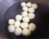 時間がたってもやわらか♪お豆腐のお月見団子作り方4写真