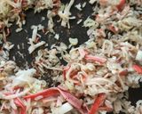 カニカマのパラパラ炒飯😋作り方5写真