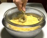 カニ味噌とカニカマの柚子胡椒冷製パスタ作り方14写真