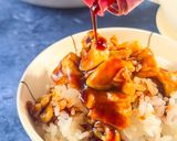 捨てないで！鶏胸肉の皮で「成長期喜び丼」作り方4写真