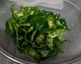 ゴーヤより食べやすいピーマンチャンプルー作り方2写真