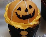 ハロウィン用パンプキンのカップケーキ作り方17写真