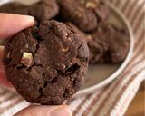 チョコとアーモンドの米粉ロッククッキー作り方8写真