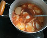 カブとベーコンのトマトスープパスタ作り方7写真