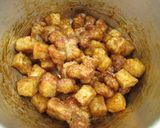 鶏肉と高野豆腐のケチャップがらめ作り方5写真