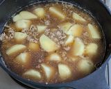 ひき肉とじゃがいもの煮物作り方4写真