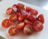 ミニトマトのりんご酢マリネ。作り方1写真