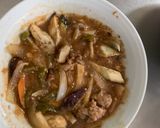 中華風簡単お好み焼味根菜茄子甘酢酢豚作り方16写真