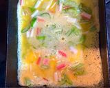 朝食やお弁当に★ねぎとカニカマの卵焼き作り方6写真
