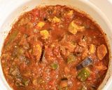 鶏胸肉とナスとオクラのヘルシー無水カレー作り方6写真