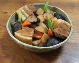 豚ばらと根菜の煮物作り方6写真