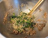 ほうれん草とツナのごま味噌和え作り方5写真