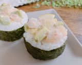 えびとアボカドのレモンマヨおにぎり作り方7写真