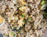 簡単　新玉ねぎでエビ炒飯作り方8写真