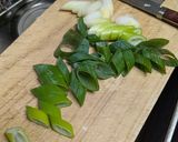 トースターで✨️洋風サクサク長ネギ焼き作り方1写真
