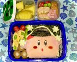 簡単キャラ弁　エスパー☆カービィ作り方1写真
